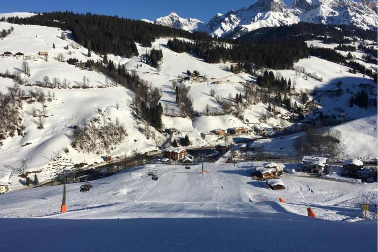 Appartement Mit Balkon Und Hallenbad Maria Alm Extérieur photo